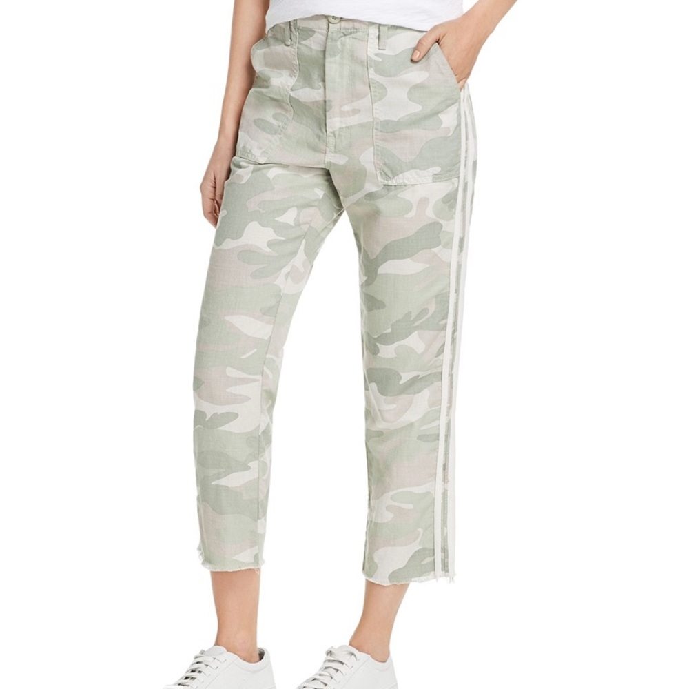 Mother camo pants Sz 24 shaker cropped